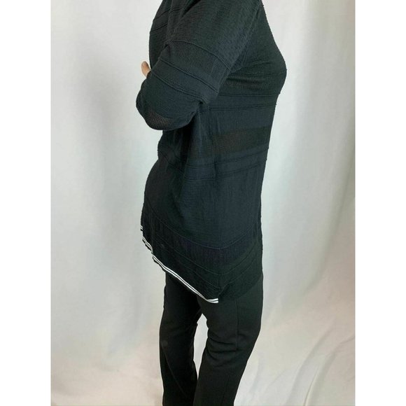 Perte by Krizia Lightweight Sweater with Textured - Picture 2 of 5